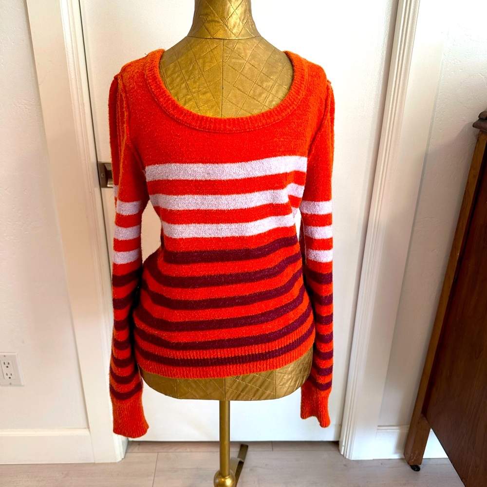 Free people scoop neck sweater.